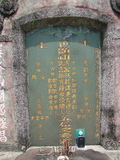 Tombstone of  (ZHONG1) family at Taiwan, Gaoxiongxian, Meinongzhen, north of village, foot of mountains. The tombstone-ID is 3299; xWAA@A_As}AmӸOC