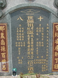 Tombstone of ù (LUO2) family at Taiwan, Gaoxiongxian, Meinongzhen, north of village, foot of mountains. The tombstone-ID is 3306; xWAA@A_As}AùmӸOC
