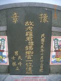 Tombstone of ù (LUO2) family at Taiwan, Gaoxiongxian, Linyuanxiang, north of village. The tombstone-ID is 7253; xWAALmAm_AùmӸOC