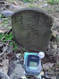 Tombstone of L (LIN2) family at Taiwan, Taibeixian, Taishanxiang, close to Xinzhuang. The tombstone-ID is 6732; xWAx_AsmAasALmӸOC