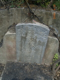Tombstone of d (WU2) family at Taiwan, Tainanxian, Jiangjunxiang, both sides of highway 17. The tombstone-ID is 7596; xWAxnANxmAٹD17ǡAdmӸOC