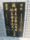 Tombstone of  (WANG2) family at Taiwan, Taibeishi, Fude Gongmu. The tombstone-ID is 1791; xWAx_AּwӡAmӸOC