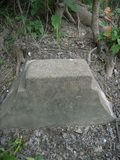 Tombstone of unnamed person at Taiwan, Tainanxian, Beimenxiang, Beimencun, public graveyard, east of village, north of Highway 171. The tombstone-ID is 8218. ; xWAxnA_mA_AlFB171D_誺@BӡALW󤧹ӸO