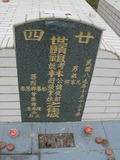 Tombstone of L (LIN2) family at Taiwan, Pingdongxian, Jiadongxiang, public graveyard west of Highway 1, intersection with Ping 131. The tombstone-ID is 8937; xWA̪FAΥVmAx1䪺ӡA131JfALmӸOC