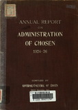Annual report on administration of Chosen 1924-26