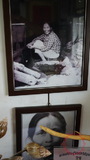 加灣社區營造協會掛置之紋面婦人影像