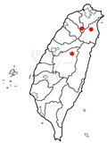 文件名稱:Satyrium tanakai (Shirozu, 1943)分佈地圖