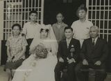 湯煥齡與姜蕙蘭結婚家族合照