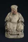 品名:土地公(0000001936)英文名:Wood Carved Earth God