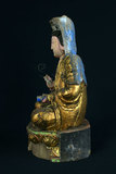 品名:觀音雕像(0000001968)英文名:Wood Carved Kuan Yin