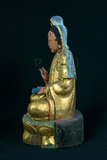 品名:觀音雕像(0000001969)英文名:Wood Carved Kuan Yin