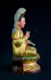 品名:觀音雕像(0000002034)英文名:Wood Carved Kuan Yin