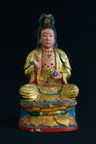 品名:觀音雕像(0000002037)英文名:Wood Carved Kuan Yin