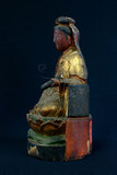 品名:觀音雕像(0000002047)英文名:Wood Carved Kuan Yin