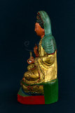 品名:觀音雕像(2007003002)英文名:Wood Carved Kuan Yin