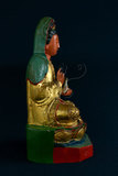 品名:觀音雕像(2007003002)英文名:Wood Carved Kuan Yin