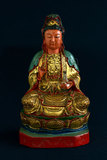 品名:觀音雕像(2007003002)英文名:Wood Carved Kuan Yin