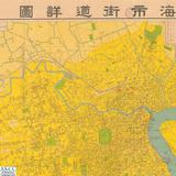 地圖名稱:上海市街道詳圖