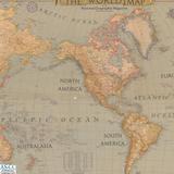 aϦW:THE WORLD MAP For the National Geographic Magazine