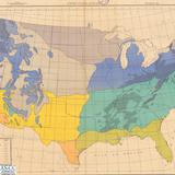 aϦW:CLIMATE ZONES UNITED STATES 1.JANUARY 2.JULY 3.OCTOBER