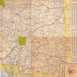 aϦW:TOURING MAP OF OREGON-WASHINGTON WITH IDAHO-MONTANA-WYOMING _aϮȹC