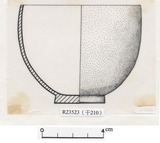 遺物拓片:瓷杯（遺物編號：R0235...