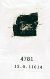 甲骨文拓片（登錄號：188574-4781）