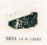 甲骨文拓片（登錄號：188579-5631）