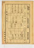 正題名:1914年7-9月外國旅券下付表