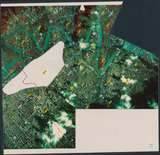 地圖名稱:琳恩颱風災區航照彩色紅外片鑲嵌圖(台北、基隆地區)
