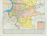 地圖名稱:台北市街道全圖(附台北市快速道路、捷運路線)