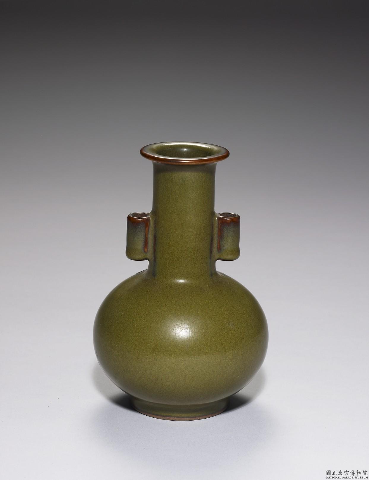 中国 大清雍正年製 茶葉末釉 葫蘆瓶 2743 - 陶芸